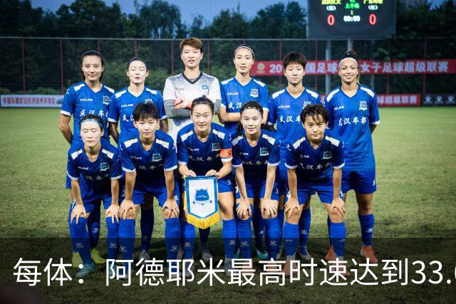 每体：阿德耶米最高时速达到33.6公里，全场冲刺多达39次